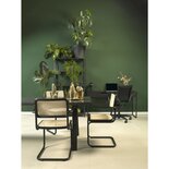 Workliving - Bas Eetkamerstoel - Rotan Design Zwart