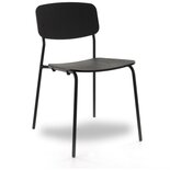 Workliving - Bianca Eetkamerstoel - Houten Design Zwart Eiken
