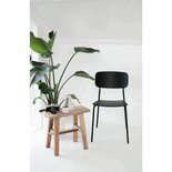 Workliving - Bianca Eetkamerstoel - Houten Design Zwart Eiken
