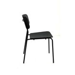 Workliving - Bianca Eetkamerstoel - Houten Design Zwart Eiken