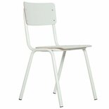 Workliving - School Eetkamerstoel - Houten Design Wit