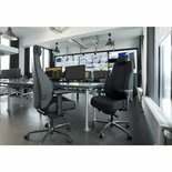 Workliving Delta-3 Mirage En Leer - Ergonomische 24-Uurs Bureaustoel